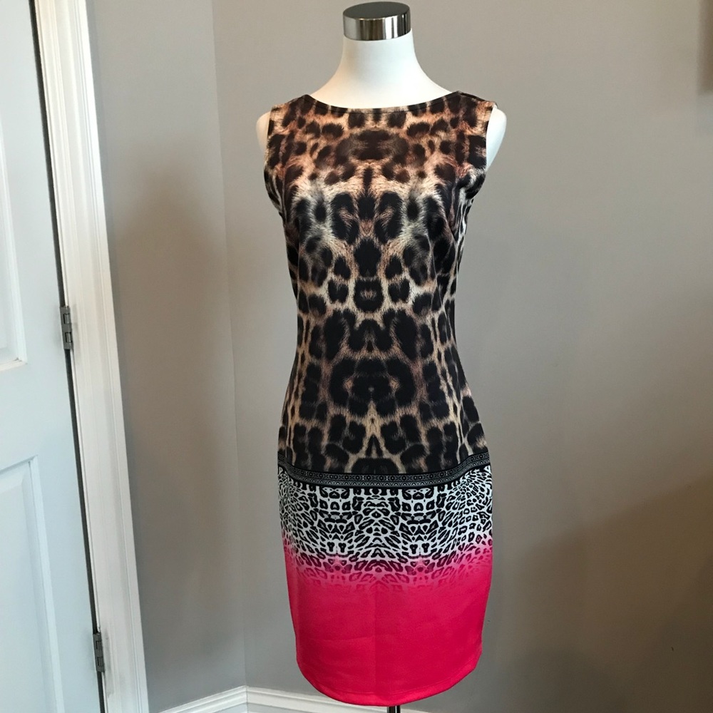 Venus cheetah print dress